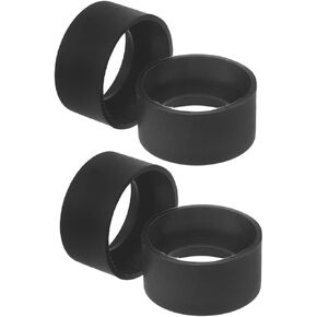 4pcs Microscope Eye Shields: Rubber Eyepiece Guards for Stereo Microscope - Telescope Eyepiece Covers - Accessories for Telescope Use