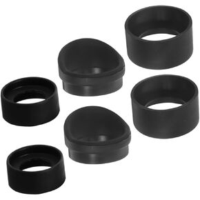 6pcs Eyepiece Cover for Stereoscopic Microscope: Eye Cup Replacement Parts Stereomicroscope Rubber Guard Accessories