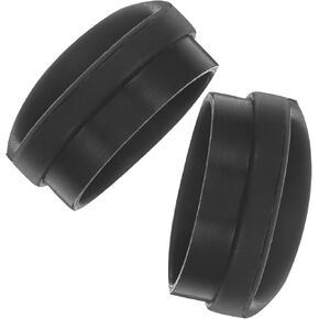 Angoily 2Pcs Microscope Eyepiece Shields Eye Guards for Protection Rubber Cover for Clarity Easy to Install for Science Labs and Enthusiasts