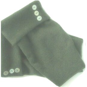 Fingerless Gloves Green Dark Hunter 70% Cashmere 30% Merino Wool One Size Fits Most Women's Texting Cuffs Handmade