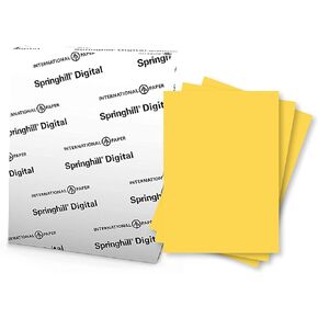 SPRINGHILL CARDSTOCK Paper 8.5" x 11" 67Lb 147gsm 250 Sheets (BLUE)