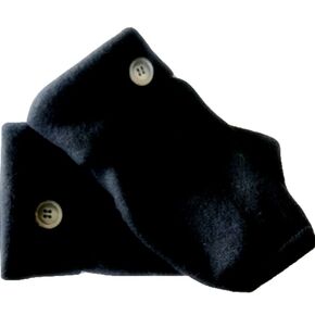 قفازات بدون إصبع أسود - M - L كبير 100 ٪ من WOOL WOOL WOLL WARDERS TELLESTS TELLESTER