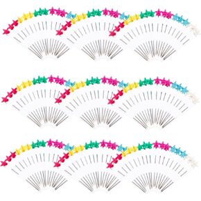 DOITOOL 10Sets Pearl Head Sewing Pins Decorative Locating Straight Pins for DIY Crafts Corsages Bouquets and Wedding Accessories Rust Resistant and Durable