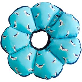 Kisangel Pet Dog Sunflower Headgear Soft Lightweight Collar for Post Operation Licking and Scratch Pet Costume Accessories Blue