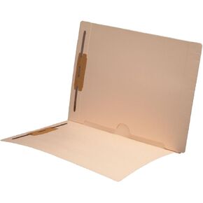 11 pt Manila Folders, Full Cut End Tab, Letter Size, Full Open Bottom Back Pocket, Fasteners Pos #1 & #3 (Box of 50)