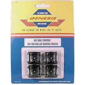 Athearn HO 100-Ton Roller Bearing Truck .088 Tread 2Pr ATHG4599 HO Parts
