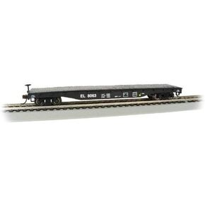 52' Flat Car - ERIE LACKAWANNA #8063 - HO Scale