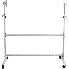 Double-Sided Mobile Projection Writing whiteboard Stand Large Magnetic，Rolling Metal Stand for 90x120cm Whiteboard Mobile Adjustable Dry Erase Board Easel for Office Home ClassroomStand Only