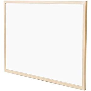 Double-Sided Mobile Projection Writing whiteboard Stand Large Magnetic，Magnetic Dry Erase Whiteboard with Wooden Frame, Lightweight & Portable Memo Board for Office & Home, 100x70cm - Perfec
