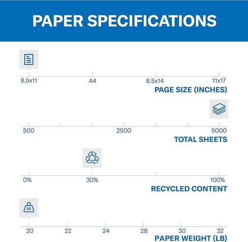 Hammermill Colored Paper, 20 lb Cherry Printer Paper, 8.5 x 11-10 Ream (5,000 Sheets) - Made in the USA, Pastel Paper, 102210C in Saudi Arabia
