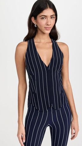 Norma Kamali Women's Simple Vest in Saudi Arabia