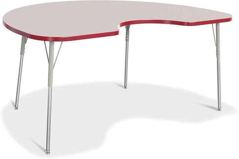 Jonti-Craft Berries 6423JCA251 جدول نشاط الكلى ، A-Height (24 "-31" ارتفاع قابل للتعديل) ، 48 "× 72" ، القيقب/القيقب/الإبل in Kuwait