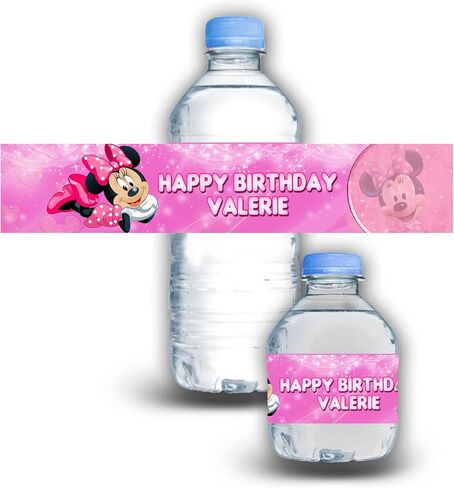 Bottle Water Waterproof Stickers - Customizable - 12Pack (Classic Micke) in Saudi Arabia