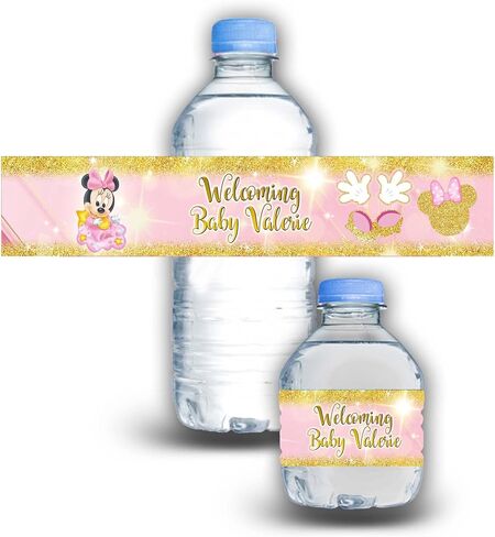 Bottle Water Waterproof Stickers - Customizable - 12Pack (Classic Micke) in Saudi Arabia