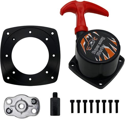 Easy Pull Starter Set for Zenoah CY Rovan Top Speed 23cc-36cc Engines for 1/5 HPI ROFUN KM Baja 5B 5T 5SC LT FG Rc Car Parts (Red) in Saudi Arabia