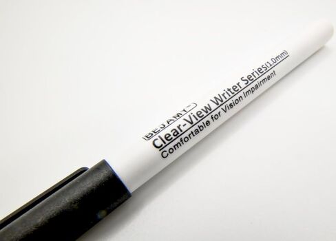 (نصيحة رصاصة -1.0 مم ، حبر أسود قائم على الماء ، حزمة من 12) كاتب واضح في كتابة القلم الجريء ، أداة كتابة منخفضة الرؤية للضعف المرئي ، الرائحة ، غير سامة ، بدون زيت ، خالية من الكحول in Kuwait