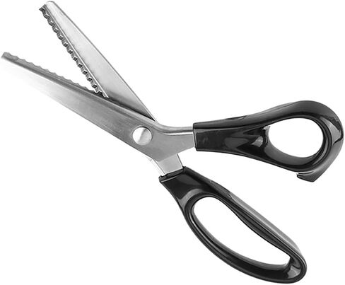 Aramox Pinking Shears, Not Easy Edge, Pinking Shears Edge, Pinking Shears to Damage Shears, Bearing Joint Convenient to Use Fine Workmanship for Professionals Fabrics Linings (3mm) in Saudi Arabia