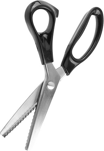 Aramox Pinking Shears, Not Easy Edge, Pinking Shears Edge, Pinking Shears to Damage Shears, Bearing Joint Convenient to Use Fine Workmanship for Professionals Fabrics Linings (3mm) in Saudi Arabia