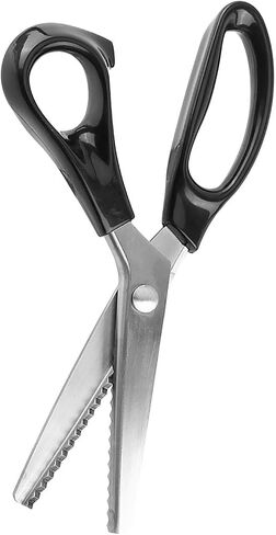 Aramox Pinking Shears, Not Easy Edge, Pinking Shears Edge, Pinking Shears to Damage Shears, Bearing Joint Convenient to Use Fine Workmanship for Professionals Fabrics Linings (3mm) in Saudi Arabia