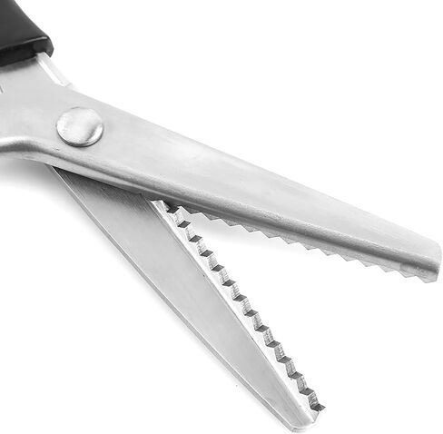 Aramox Pinking Shears, Not Easy Edge, Pinking Shears Edge, Pinking Shears to Damage Shears, Bearing Joint Convenient to Use Fine Workmanship for Professionals Fabrics Linings (3mm) in Saudi Arabia