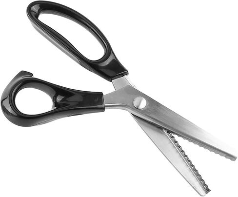 Aramox Pinking Shears, Not Easy Edge, Pinking Shears Edge, Pinking Shears to Damage Shears, Bearing Joint Convenient to Use Fine Workmanship for Professionals Fabrics Linings (3mm) in Saudi Arabia