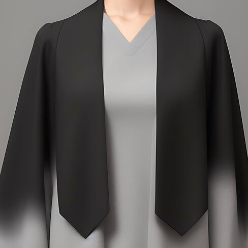 Custom White Stole Graduation. Satin Sash for Class of 2024, Black Girl Magic Design, Perfect for Ceremonies & Honors (Black) in Saudi Arabia