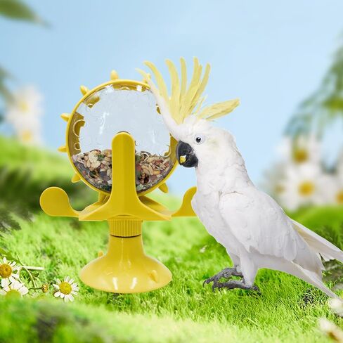 Bird Foraging Toys, Parrot Rotating Feeders, Bird Chewing Toys, Bird Enrichment Toys, Bird Cage Accessories, Suitable for Birds Parrots Parakeets Cockatiels Conures Lovebirds in Saudi Arabia