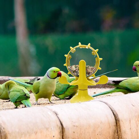 Bird Foraging Toys, Parrot Rotating Feeders, Bird Chewing Toys, Bird Enrichment Toys, Bird Cage Accessories, Suitable for Birds Parrots Parakeets Cockatiels Conures Lovebirds in Saudi Arabia