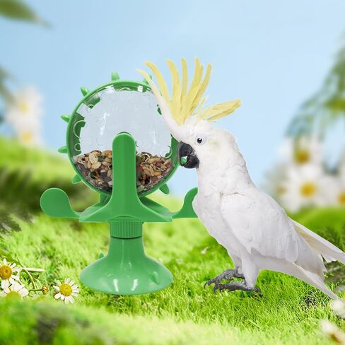 Bird Foraging Toys, Parrot Rotating Feeders, Bird Chewing Toys, Bird Enrichment Toys, Bird Cage Accessories, Suitable for Birds Parrots Parakeets Cockatiels Conures Lovebirds in Saudi Arabia