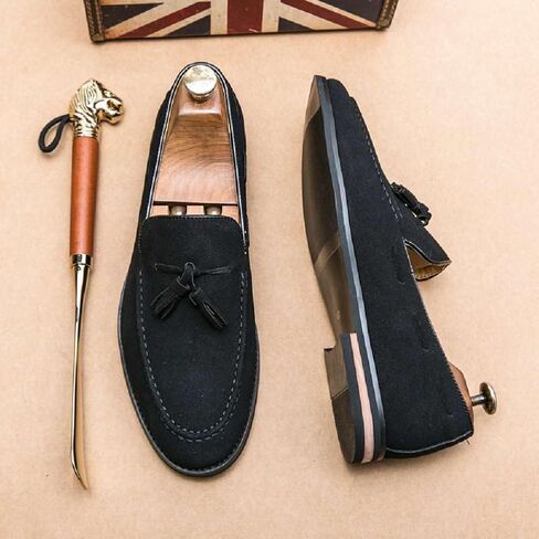 Men's Oxford Leather Dress Shoes Genuine Leather Shoes Comfort Loafers Dress Shoes in Kuwait