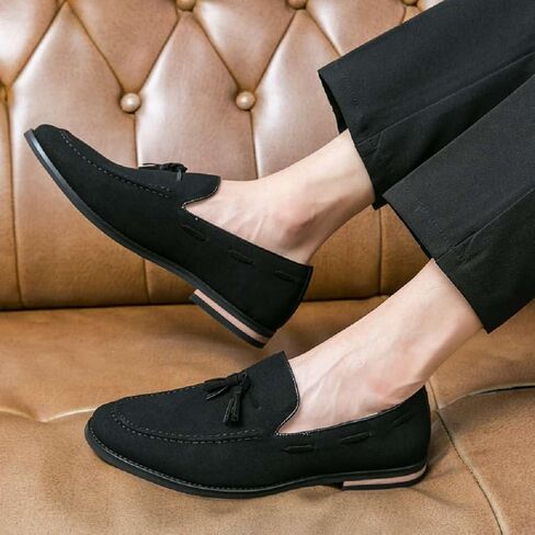 Men's Oxford Leather Dress Shoes Genuine Leather Shoes Comfort Loafers Dress Shoes in Kuwait