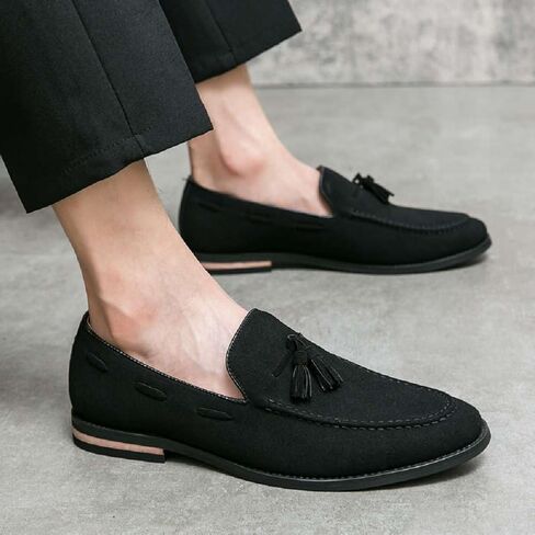 Men's Oxford Leather Dress Shoes Genuine Leather Shoes Comfort Loafers Dress Shoes in Kuwait