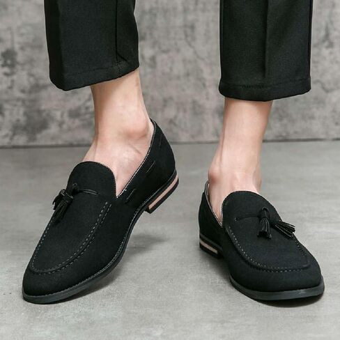 Men's Oxford Leather Dress Shoes Genuine Leather Shoes Comfort Loafers Dress Shoes in Kuwait