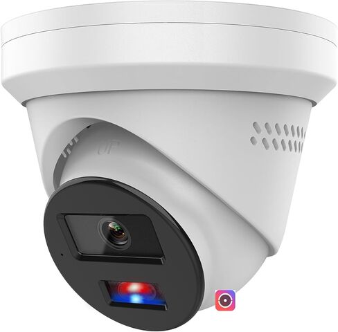 متوافق مع كاميرا Hikvision 4MP Varifocal IP PoE، كاميرا أمان زووم بصري، عدسة 2.8-12 مم، كشف الإنسان/المركبة، رؤية ليلية ملونة EXIR 164ft، H.265+، 120dB WDR، MicroSD(512G) in Kuwait