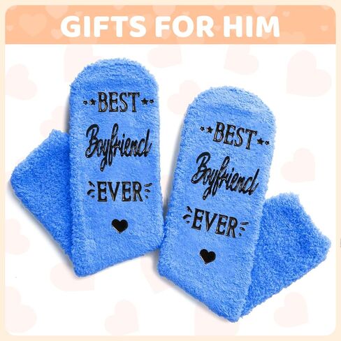 HAPPYPOP Cute Gifts for Girlfriend Her, Birthday Gifts for Girlfriend, Best Girlfriend Ever I love You Socks in Saudi Arabia