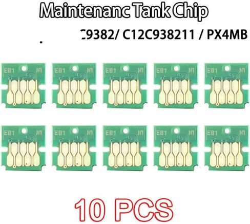 Compatible Maintenance Tank Chip Compatible with Workforce WF-C5390 WF-C5890 WF-C5310 WF-C5810 PX-S887 PX-M887F Models PX4MB C12C938211 C9382(10 PCS) in Kuwait