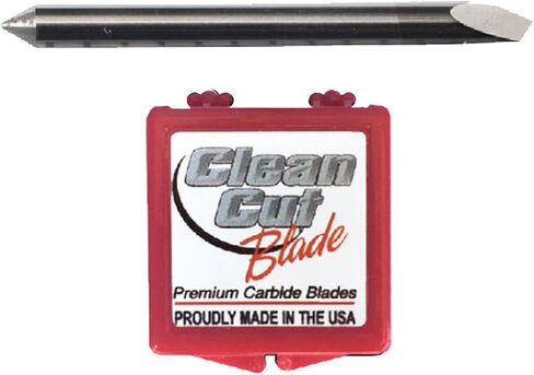 Clean Cut Blade Compatiable with Roland & GCC 30, Camm 1, US Cutter, P-Cut, Bridge, Panther, Stika, Allen Datagraph, Zecu, Creation, Rabbit, Lynx - Made in USA in Saudi Arabia