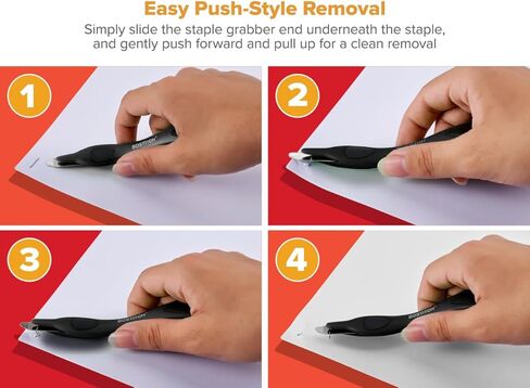Bostitch Office Professional Push Style Easy Staple Remover, Black (30000-BLK) in Saudi Arabia