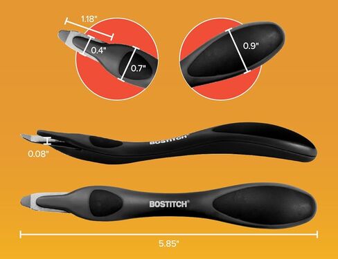 Bostitch Office Professional Push Style Easy Staple Remover, Black (30000-BLK) in Saudi Arabia