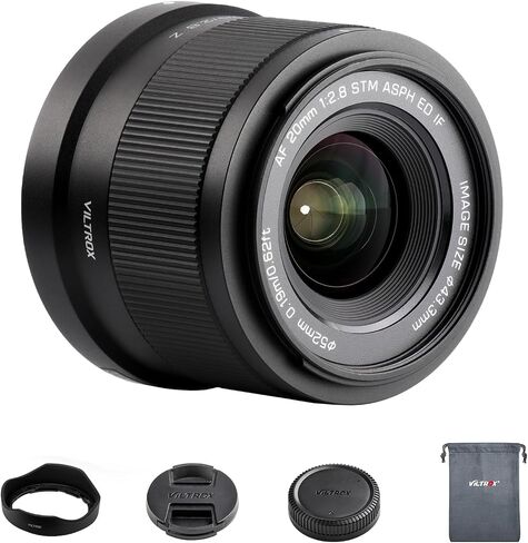 VILTROX 20mm F2.8 AF STM Lens for Nikon Z Mount Camera in Saudi Arabia