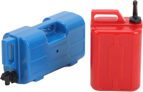 1/10 Scale Simulation Gas Fuel Can Set Plastic Mini Fuel and Mini Gas Can for SCX10 1/10 RC Crawlers Red and Blue Ism of Your RC Crawl Simulation TankSimulation (Red+Blue) in Saudi Arabia
