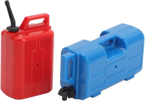 1/10 Scale Simulation Gas Fuel Can Set Plastic Mini Fuel and Mini Gas Can for SCX10 1/10 RC Crawlers Red and Blue Ism of Your RC Crawl Simulation TankSimulation (Red+Blue) in Saudi Arabia
