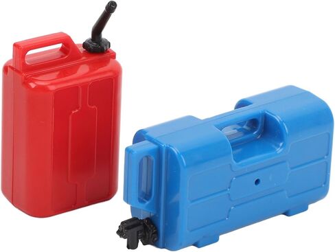1/10 Scale Simulation Gas Fuel Can Set Plastic Mini Fuel and Mini Gas Can for SCX10 1/10 RC Crawlers Red and Blue Ism of Your RC Crawl Simulation TankSimulation (Red+Blue) in Saudi Arabia