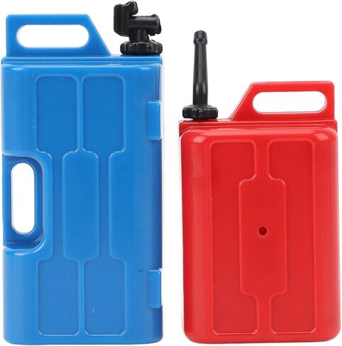 1/10 Scale Simulation Gas Fuel Can Set Plastic Mini Fuel and Mini Gas Can for SCX10 1/10 RC Crawlers Red and Blue Ism of Your RC Crawl Simulation TankSimulation (Red+Blue) in Saudi Arabia