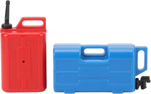 1/10 Scale Simulation Gas Fuel Can Set Plastic Mini Fuel and Mini Gas Can for SCX10 1/10 RC Crawlers Red and Blue Ism of Your RC Crawl Simulation TankSimulation (Red+Blue) in Saudi Arabia