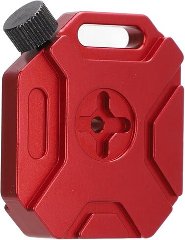 Pilipane Simulation Mini Fuel Tank Aluminum Alloy RC Crawler Decoration Accessory Compatible with SCX10 YIKONG VS4 10 D90 1/8 1/10 Scale RC Crawler Cars (Red) in Saudi Arabia