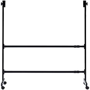 Double-Sided Mobile Projection Writing whiteboard Stand Large Magnetic，Mobile Whiteboard Stand - Large Rolling Dry Erase Board Easel for Office Classroom & Home - Portable Metal Frame Black