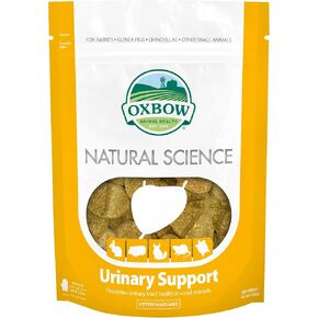 Oxbow Animal Health Natural Science Urinary Support, Urinary Supplement for Rabbit & Guinea Pig, Made with Oxbow Timothy Hay, Includes Cranberry, Astragalus Root, Pumpkin Seed, Made in USA, 4.2 oz Bag