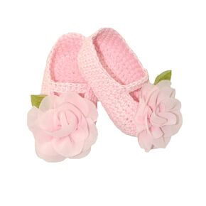Crochet Newborn Girls Shoes