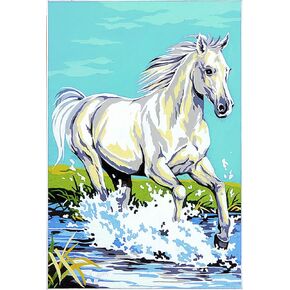 SEG de Paris Needlepoint - White Horse